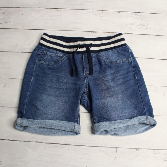 So Blue Jean Knit Bermuda Shorts Girl's Size 7 - Picture 1 of 5